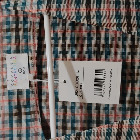 Pinafore jumper dress NWT size large retro plaid - Picture 2 of 4